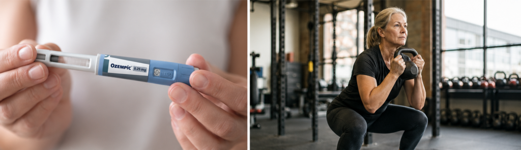 Resistance training while taking GLP-1